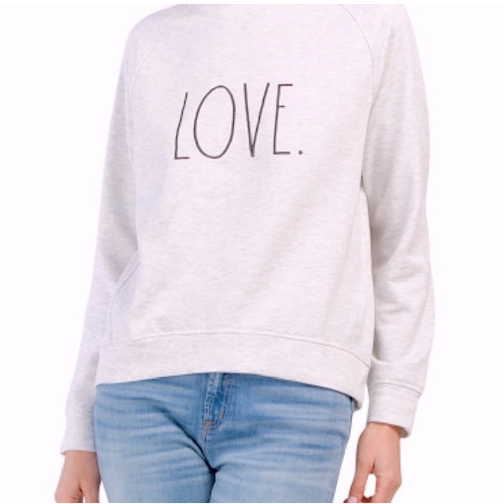 Rae Dunn Love Sweatshirt sz L